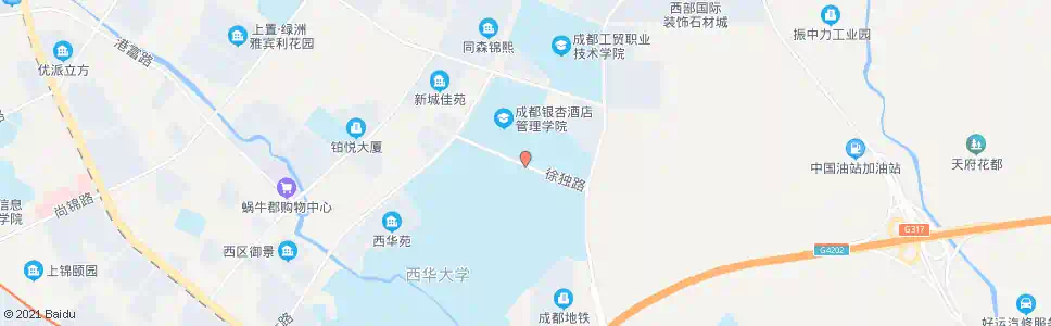 成都徐独路_公交站地图_成都公交_妙搜公交查询2025