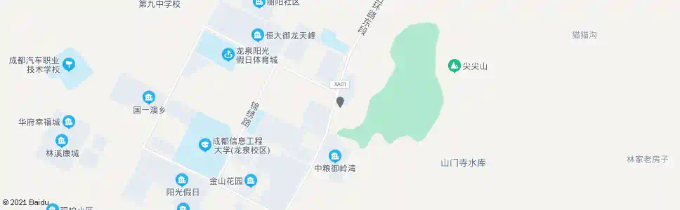 成都懋山湖_公交站地图_成都公交_妙搜公交查询2025
