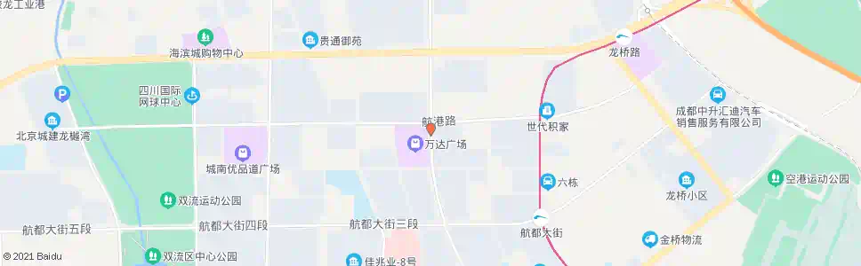 成都航港路星空路口_公交站地图_成都公交_妙搜公交查询2025