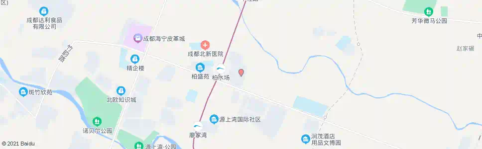成都柏水小区_公交站地图_成都公交_妙搜公交查询2025