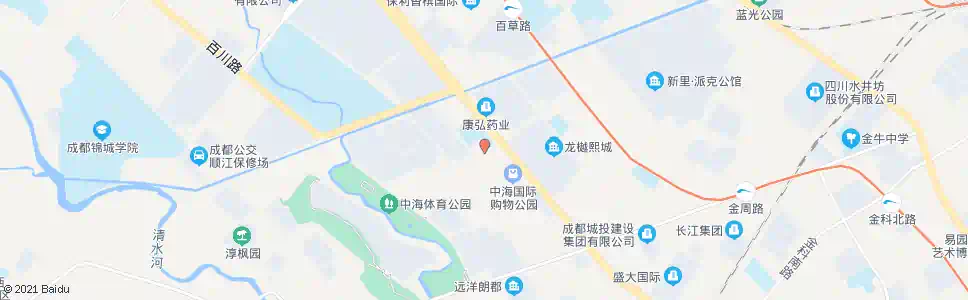 成都绿茵街东_公交站地图_成都公交_妙搜公交查询2025