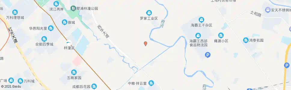 成都海霸王路西_公交站地图_成都公交_妙搜公交查询2025