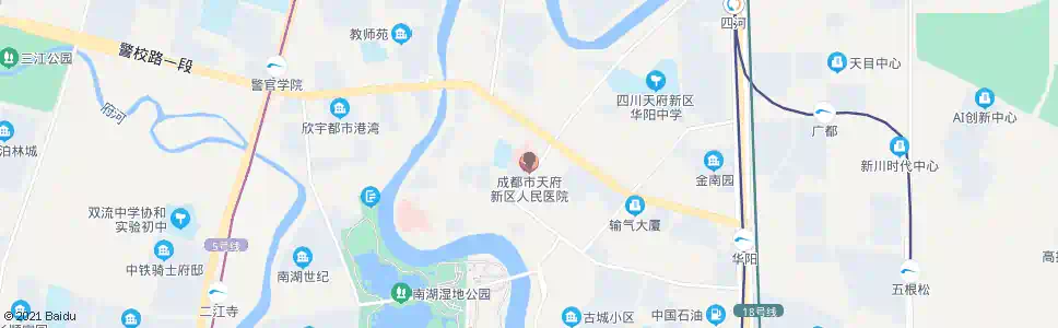 成都新区医院_公交站地图_成都公交_妙搜公交查询2025