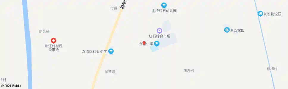 成都红石西街_公交站地图_成都公交_妙搜公交查询2025