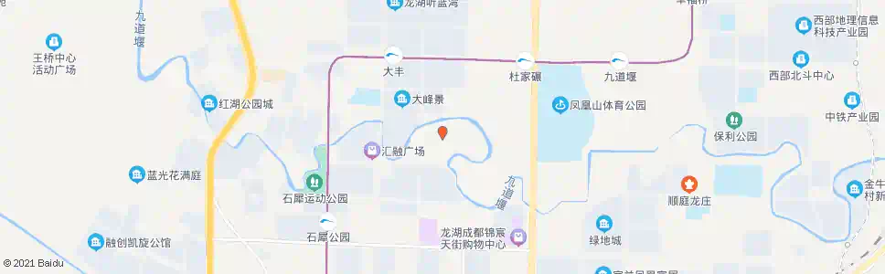 成都北新润苑_公交站地图_成都公交_妙搜公交查询2025