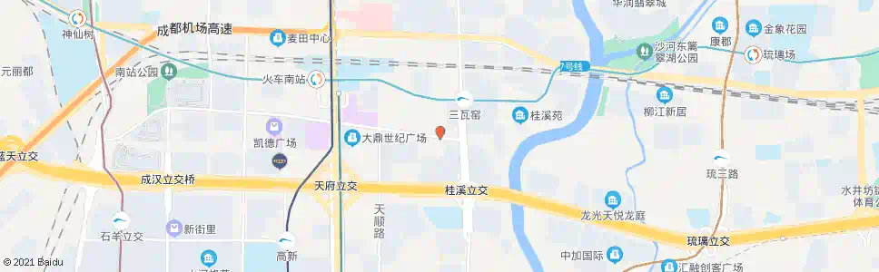 成都天仁路科华南路口_公交站地图_成都公交_妙搜公交查询2025
