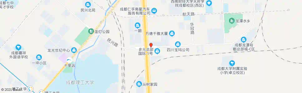 成都成致路西_公交站地图_成都公交_妙搜公交查询2025