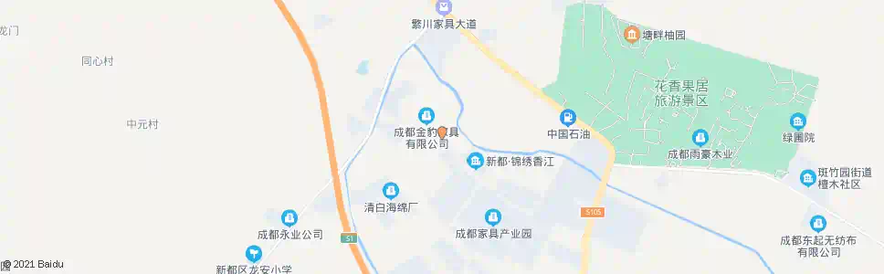 成都帝标路口_公交站地图_成都公交_妙搜公交查询2025