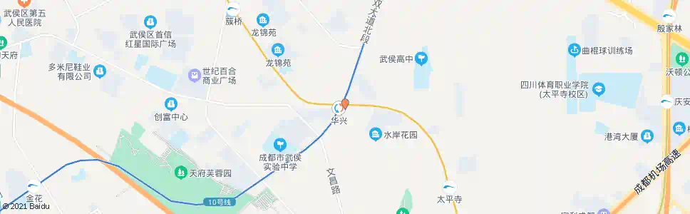 成都华兴站_公交站地图_成都公交_妙搜公交查询2025
