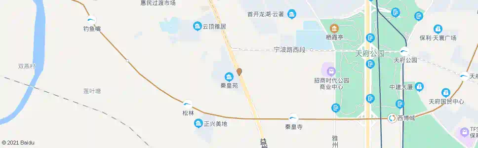 成都秦皇苑_公交站地图_成都公交_妙搜公交查询2025