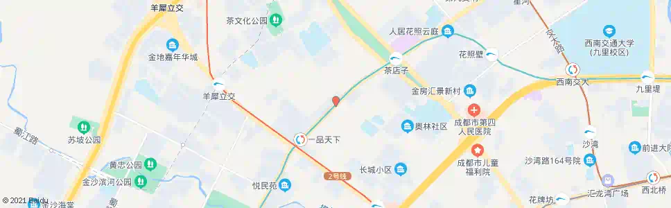 成都一品天下大街中_公交站地图_成都公交_妙搜公交查询2025