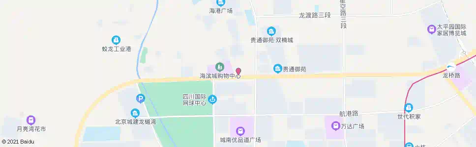成都蛟龙港海滨城_公交站地图_成都公交_妙搜公交查询2025