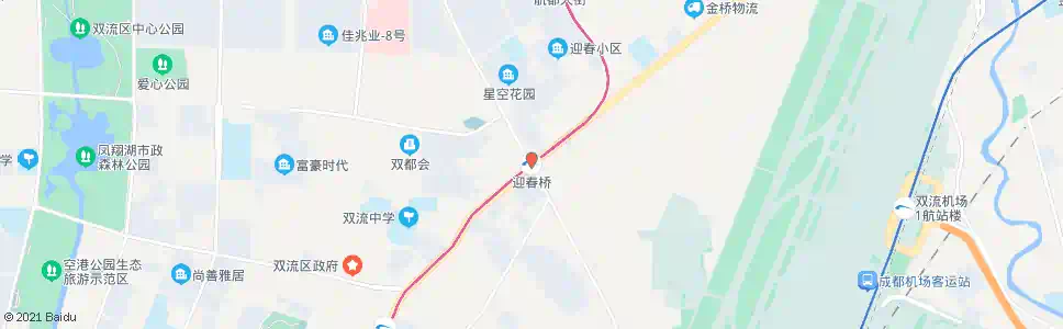 成都迎春桥路口_公交站地图_成都公交_妙搜公交查询2025