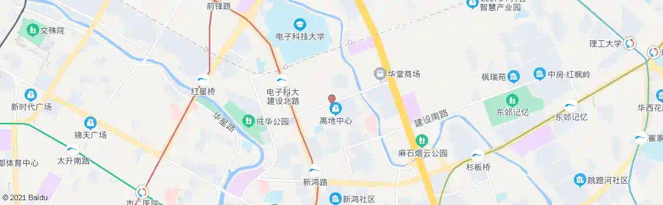 成都建设路_公交站地图_成都公交_妙搜公交查询2025