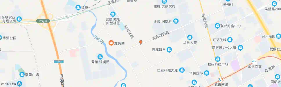 成都武青西四路_公交站地图_成都公交_妙搜公交查询2025