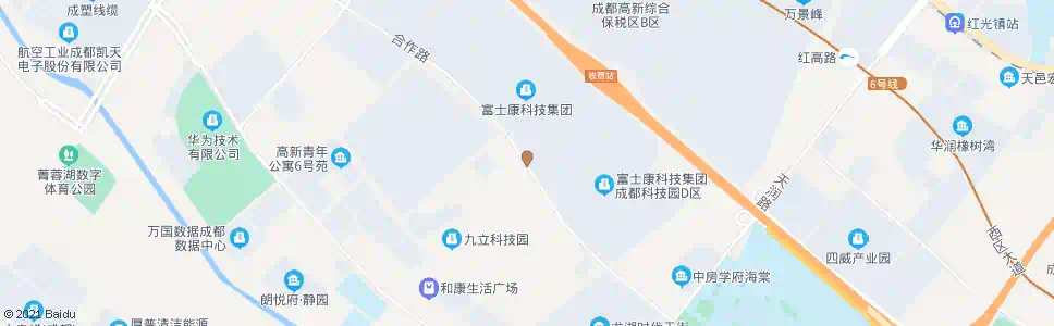成都合作路中_公交站地图_成都公交_妙搜公交查询2025