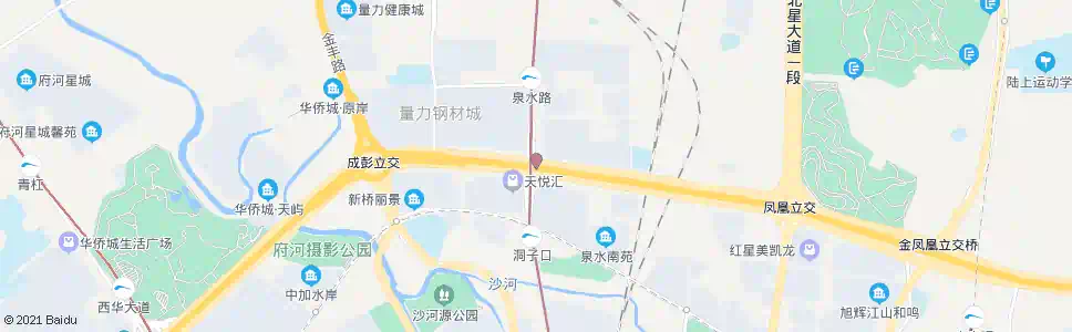 成都北三环路二段东外侧_公交站地图_成都公交_妙搜公交查询2025
