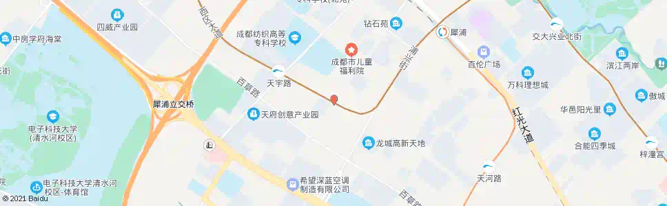成都西区大道天虹路口_公交站地图_成都公交_妙搜公交查询2025