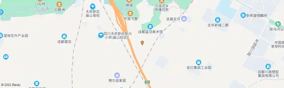 成都蓝顶艺术村_公交站地图_成都公交_妙搜公交查询2025