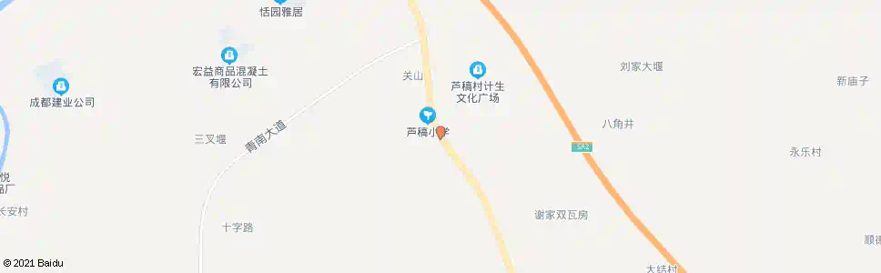 成都芦稿七组_公交站地图_成都公交_妙搜公交查询2025