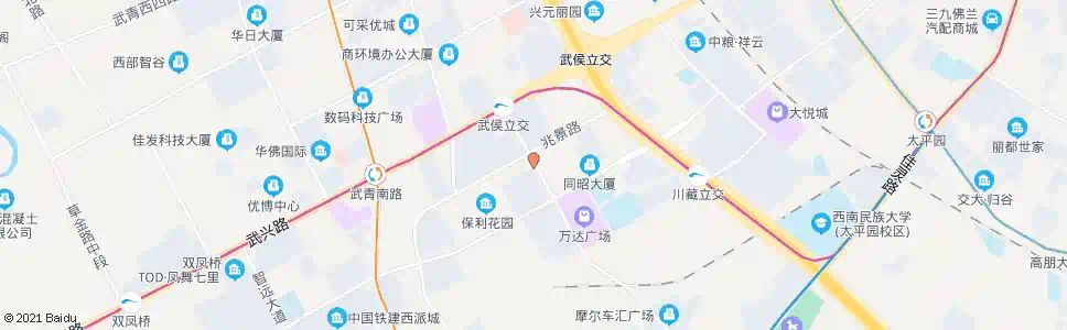 成都聚龙路_公交站地图_成都公交_妙搜公交查询2025