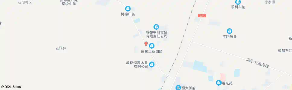 成都中平村十九组_公交站地图_成都公交_妙搜公交查询2025