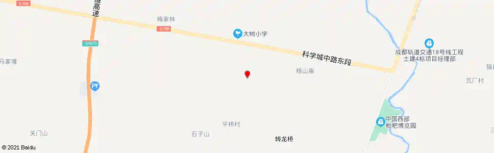 成都石子山砖厂_公交站地图_成都公交_妙搜公交查询2025