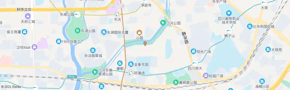 成都锦沙路东_公交站地图_成都公交_妙搜公交查询2025