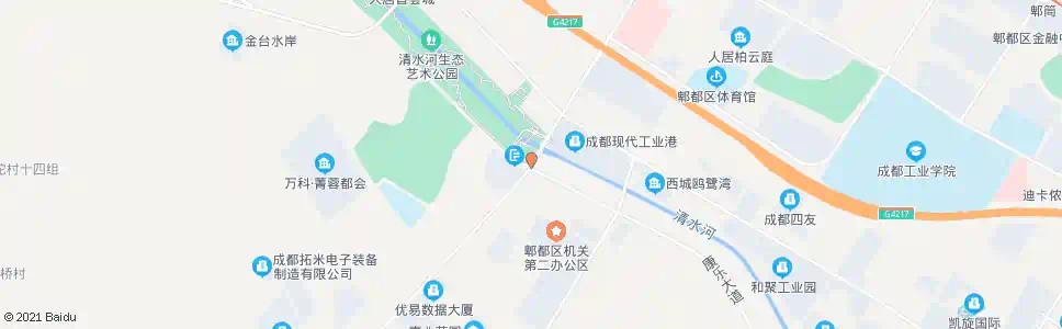 成都德源北路清水河路口_公交站地图_成都公交_妙搜公交查询2025