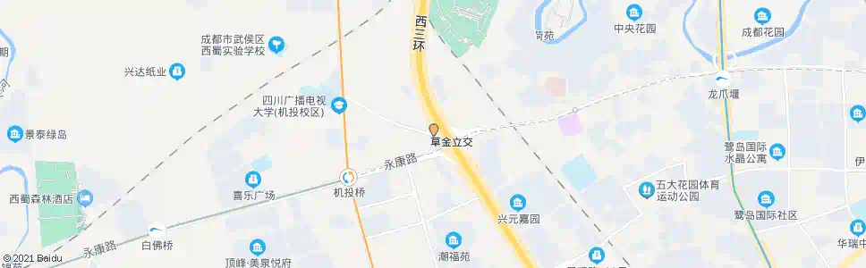 成都草金东路_公交站地图_成都公交_妙搜公交查询2025