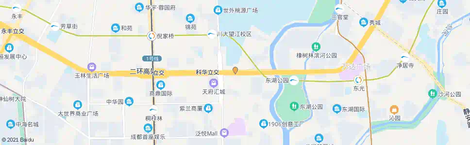成都科华路口_公交站地图_成都公交_妙搜公交查询2025