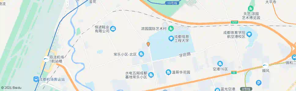 成都成信院培训中心_公交站地图_成都公交_妙搜公交查询2025