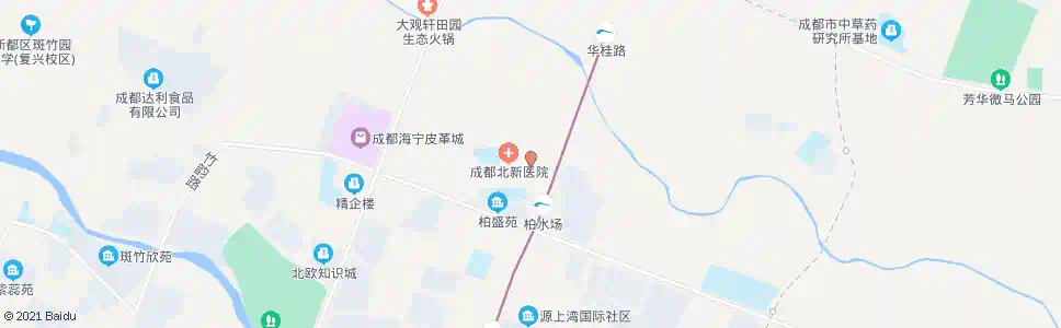 成都柏水寺_公交站地图_成都公交_妙搜公交查询2025