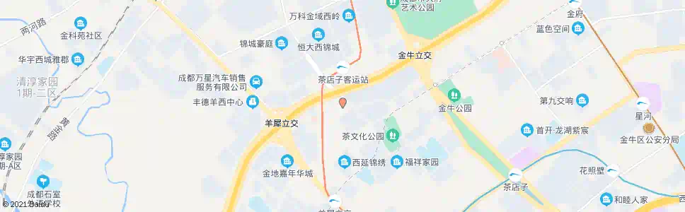 成都红旗点_公交站地图_成都公交_妙搜公交查询2025