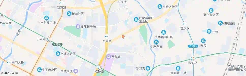 成都积步街北_公交站地图_成都公交_妙搜公交查询2025