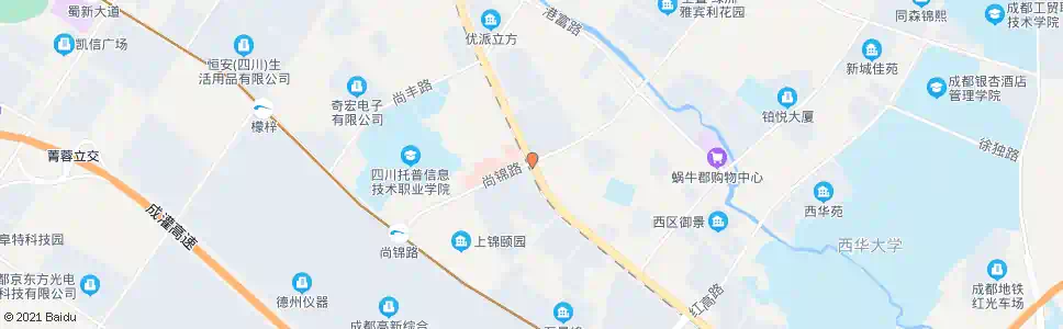 成都红光大道尚锦路口_公交站地图_成都公交_妙搜公交查询2025