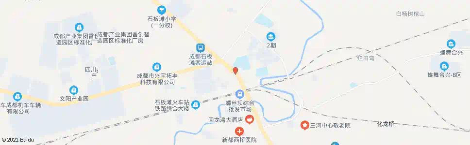 成都东风街十字路口_公交站地图_成都公交_妙搜公交查询2025