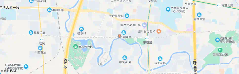 成都瑞南街_公交站地图_成都公交_妙搜公交查询2025