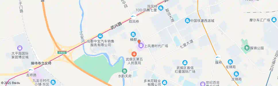 成都金履路_公交站地图_成都公交_妙搜公交查询2025