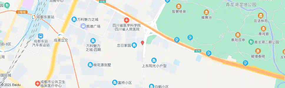 成都万科路_公交站地图_成都公交_妙搜公交查询2025