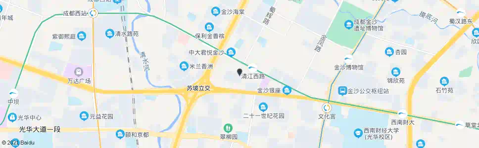 成都金祥路_公交站地图_成都公交_妙搜公交查询2025