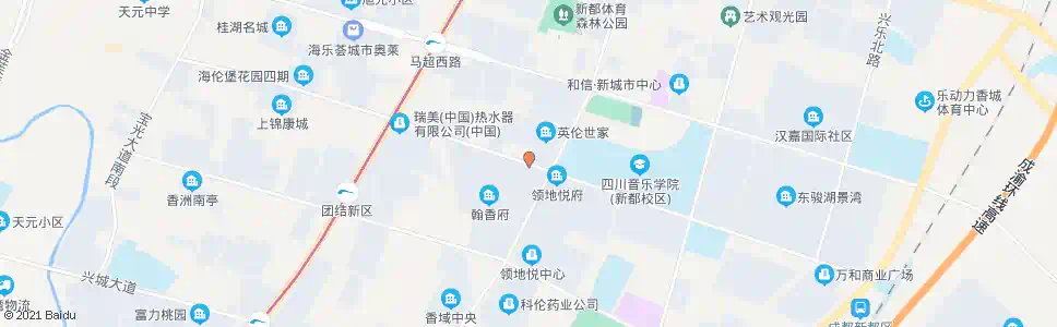 成都翰香府_公交站地图_成都公交_妙搜公交查询2025