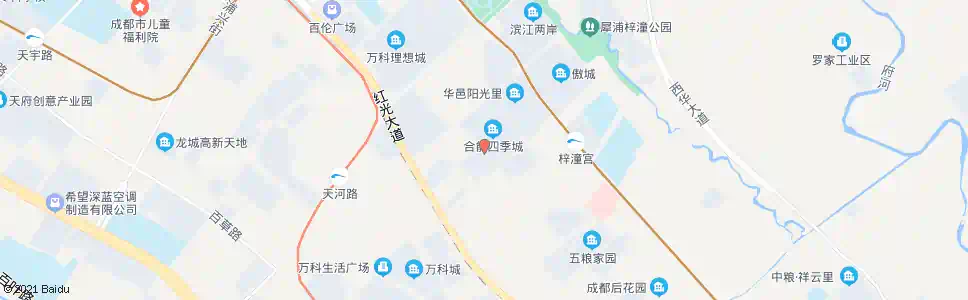 成都华都大道东一段_公交站地图_成都公交_妙搜公交查询2025