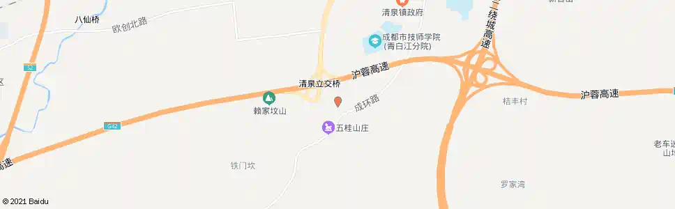 成都五桂村十五组_公交站地图_成都公交_妙搜公交查询2025
