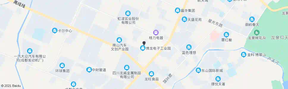 成都康龙包装印务_公交站地图_成都公交_妙搜公交查询2025