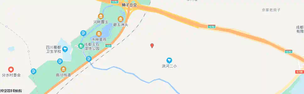 成都拥护村_公交站地图_成都公交_妙搜公交查询2025