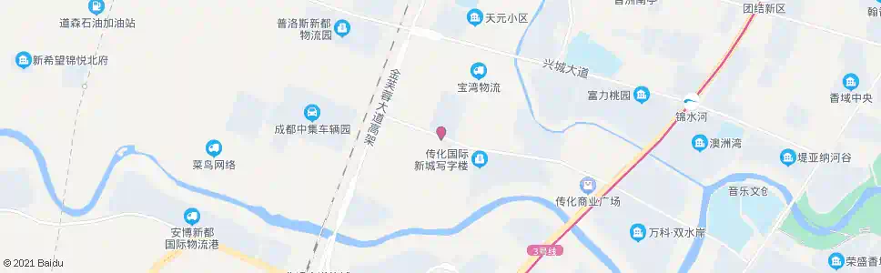 成都物流园区_公交站地图_成都公交_妙搜公交查询2025