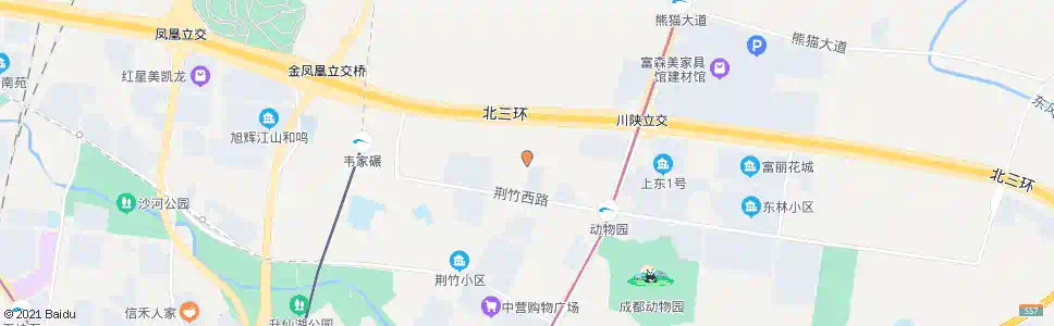 成都荆翠西路东_公交站地图_成都公交_妙搜公交查询2025