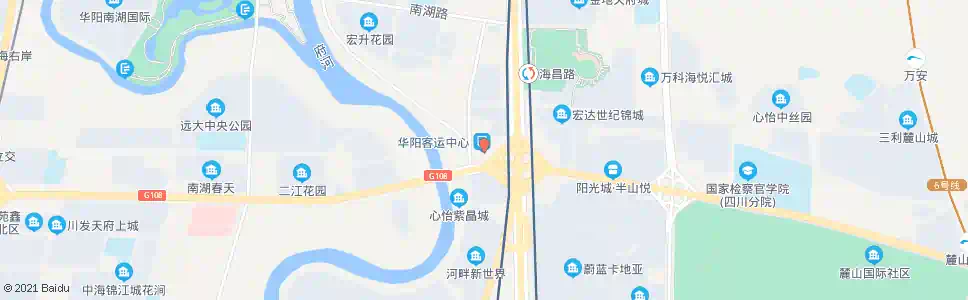 成都华阳客运站_公交站地图_成都公交_妙搜公交查询2025