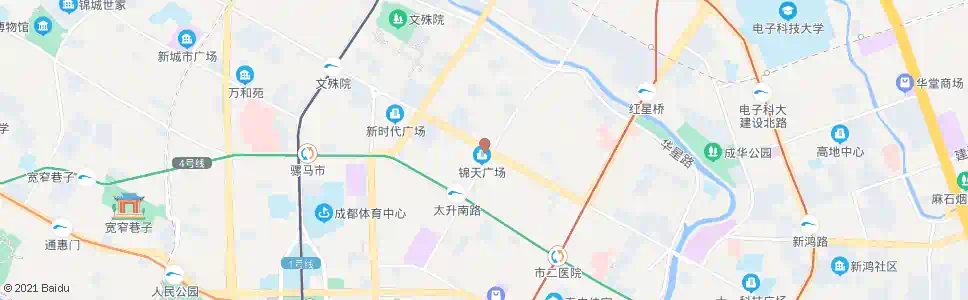 成都太升路口_公交站地图_成都公交_妙搜公交查询2025